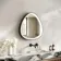 Libby Matt Black Illuminated LED Mirror 608x615mm