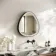 Libby Matt Black Illuminated LED Mirror 608x615mm