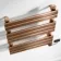 Santorini Electric Brushed Copper Flat Panel Heated Towel Rail 800x450mm
