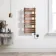 Santorini Electric Brushed Copper Flat Panel Heated Towel Rail 1000x450mm