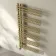 Cannes Electric Brushed Brass Designer Heated Towel Rail 1200x500mm