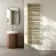 Cannes Electric Brushed Brass Designer Heated Towel Rail 1600x500mm
