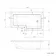 L Shaped 1500 Shower Bath with Front Panel & 4mm Fixed Screen with Rail - Right Handed
