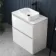 Corsica Gloss White Vanity Drawer with Marble Top & Marin Basin 800mm