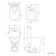 Atlanta Comfort Close Coupled Toilet & Pedestal Basin Set