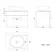 Avon Stone Grey Wall Hung Drawer Vanity with Marble Top & Oval Counter Top Basin 600mm