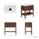 Maru Walnut Wood Grain Vanity Cabinet 800mm with Carrara Marble Top - Basin Not Included