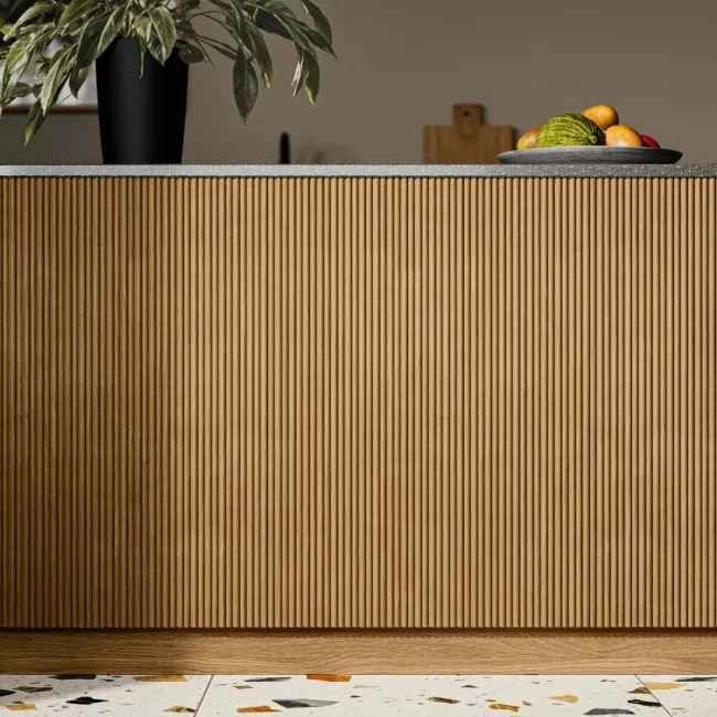Trepanel Flex® Oak Flexible Acoustic Wood Panels 1200x600