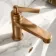 Corrib Brushed Copper Basin Mixer Tap