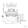 Wirquin Brushed Brass Dome Nano 6.7 Quick Clac All In One Basin Waste & Trap