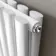Marbella White Double Oval Panel Radiator 1800x360mm