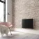 Faro Matt Black Single Flat Panel Horizontal Radiator 600x770mm