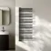 Cannes Matt Black Designer Heated Towel Rail 1200x500mm