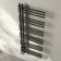 Cannes Matt Black Designer Heated Towel Rail 1200x500mm
