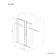 Lisbon Brushed Brass 8mm Soft-Closing Sliding Shower Door 1200mm