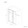 Lisbon Brushed Brass 8mm Soft-Closing Sliding Shower Door 1400mm