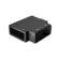 Munich Matt Black Grid Wet Room Glass Enclosure Connector