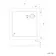 Cairo Square SMC Composite Shower Tray 800x800mm