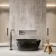 Ealing 1500mm Matt Black Freestanding Bath