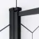 Zurich Easy Clean Matt Black Framed Bath Screen - 1000mm