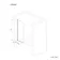 Linz Easy Clean 6mm Brushed Copper Bath Screen - 800mm