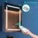 Haisley Illuminated LED Mirror Cabinet With BLUETOOTH Speaker 600x450mm
