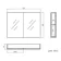 Gloss White Mirror Cabinet 800mm