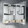 Emielia Illuminated LED Mirror Cabinet With BLUETOOTH Speaker 700x500mm