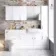 Gloss White Mirror Cabinet 600mm