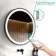 Mollie Black Framed Round Illuminated LED Mirror With BLUETOOTH Speaker 800mm