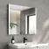 Selma Matt Black Illuminated LED Recessed Mirror Cabinet 700x800mm
