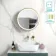 Mollie Matt Brass Round Illuminated LED Mirror Cabinet 500mm