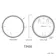 Delilah Brushed Brass Round Illuminated LED Mirror 800mm 
