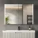 Selma Battery Powered Matt Black Illuminated LED Mirror Cabinet 700x1000mm