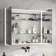 Margot Illuminated LED Mirror Cabinet With BLUETOOTH Speaker & USB Port 700x800mm