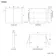 Aurora Battery Powered Matt Black Illuminated LED Mirror Cabinet 700x800mm