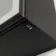 Esme Battery Powered Matt Black Illuminated LED Mirror Cabinet 600x450mm