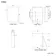 Esme Battery Powered Matt Black Illuminated LED Mirror Cabinet 600x450mm