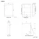 Esme Battery Powered Matt Black Illuminated LED Mirror Cabinet 700x500mm