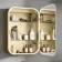 Willow Brushed Brass Illuminated LED Mirror Cabinet 700x500mm