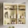 Margot Brushed Brass Illuminated LED Mirror Cabinet With BLUETOOTH Speaker & USB Port 700x500mm