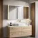 Margot Brushed Brass Illuminated LED Mirror Cabinet With BLUETOOTH Speaker & USB Port 700x1200mm