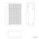 Sicily Fluted Black Walnut 500 Toilet Unit