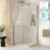 Prague 8mm Soft Closing Sliding Shower Enclosure 1100x900mm