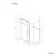 Prague Brushed Brass 8mm Sliding Shower Enclosure 1100x800mm