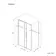 Lisbon Matt Black 8mm Sliding Shower Enclosure 1200x900mm