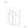 Lisbon Matt Black 8mm Sliding Shower Enclosure 1700x900mm