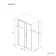 Lisbon Brushed Brass 8mm Sliding Shower Enclosure 1600x700mm
