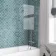 Oakham 1700 Space Saving Shower Bath & 6mm Easy Clean Screen- Right Handed