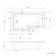 L Shaped 1500 Shower Bath & 4mm Fixed Screen - Left Handed